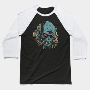 monster orc head Baseball T-Shirt